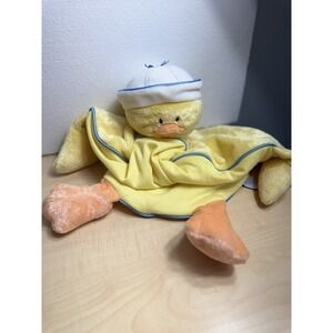 Baby GUND little Quack Ups Duck Lovey Security Blanket Yellow Baby Plush Nursery
